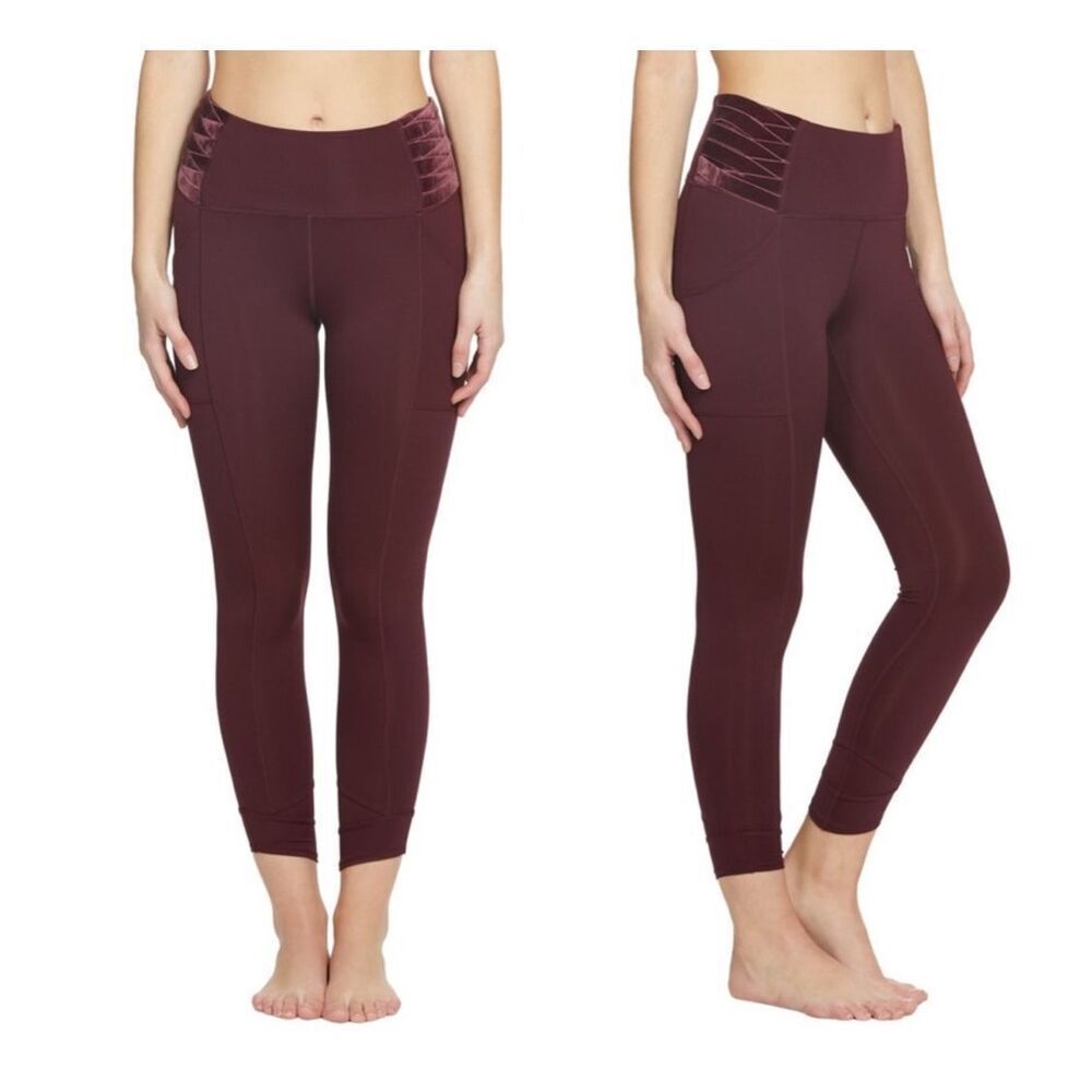 Free People Movement Wonderstruck‎ Velvet Leggings Small Petite